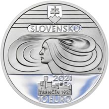 Náhled - 2021 - 10 € Vznik Speváckeho zboru slovenských učiteľov - 100. výročie Ag Proof