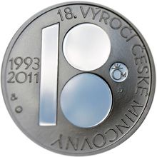 Náhled - Medaile k 18. výročí ČM a 100. výročí Jablonecké přehrady Ag Proof