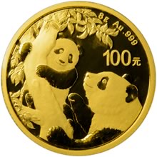 Náhled - Panda 8g Au - Investiční zlatá mince