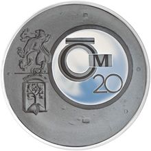 Náhled - Stříbrná medaile 20. výročí České Mincovny