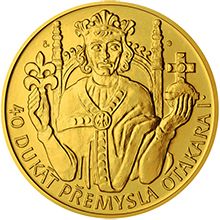 Náhled - Zlatý 40dukát Přemysla Otakara I.