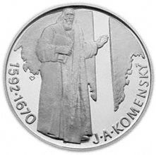 Náhled - 1992 b.k. - 500 Kčs - Jan Amos Komenský