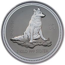 Náhled - 2006 Dog 1 Kg Australian silver coin