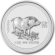 Náhled - Pig 1 Oz Australian silver coin