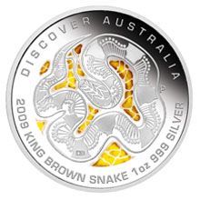 Náhled - Australia Dreaming King Brown Snake Ag 1 Oz