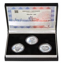 Náhled - ALOYS KLAR – návrhy mince 200 Kč - sada 3x stříbro 1 Oz Proof
