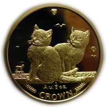 Náhled - 2003 - Balinese Kittens - 1/5 OZ zlatá