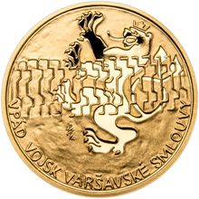 Náhled - Sada zlatého dukátu a stříbrného odražku Vpád vojsk Varšavské smlouvy - b.k.