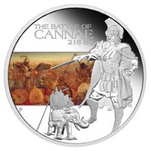 Náhled - Cannae - Great Battles Silver Proof 1 Oz