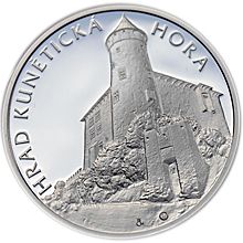 Náhled - Stříbrná medaile Hrad Kunětická hora