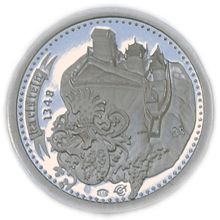 Náhled - Medaile Karel IV. - Karlštejn - stříbro