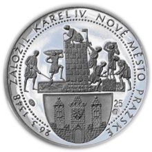 Náhled - Medaile Karel IV. - Nové město - stříbro