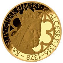 Náhled - Medaile Karel IV. - Univerzita Karlova - zlato