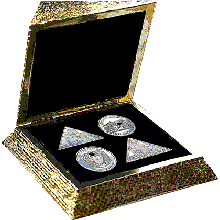Náhled - Tutankhamun silver set proof