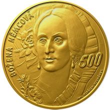 Náhled - Zlatá investiční medaile -  motiv z bankovky 500 Kč - 1 Kg