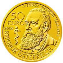 Náhled - Austria 50 Euro Gold Theodor Billroth