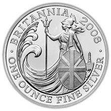 Náhled - Britannia 1 Oz Silver Unc. 2008