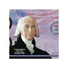 Náhled - 2007 James Madison $1 Coin Cover (P24)