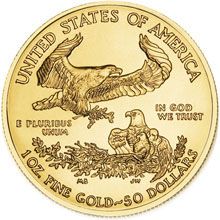 Náhled - 1 OZ American Eagle Gold - Investiční zlatá mince