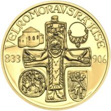 Velká Morava - 1 Oz zlato Proof