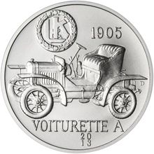 Náhled - Stříbrná medaile Laurin and Klement Voiturette A