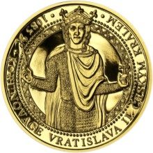 Korunovace Vratislava II. českým králem - zlatá Oz - PROOF