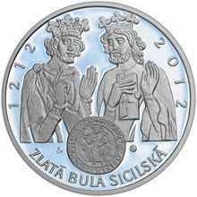 Náhled - Stříbrná medaile Zlatá bula sicilská
