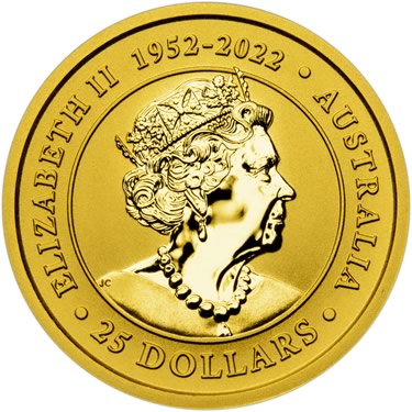 Náhled Averzní strany - Nugget 1/4 Oz - Investiční zlatá mince