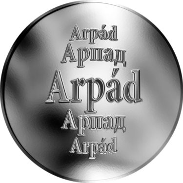 Náhled Averzní strany - Slovenská jména - Arpád - stříbrná medaile