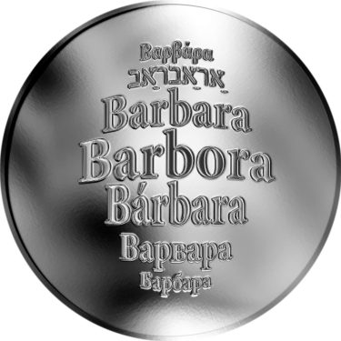 Náhled Averzní strany - Česká jména - Barbara - stříbrná medaile