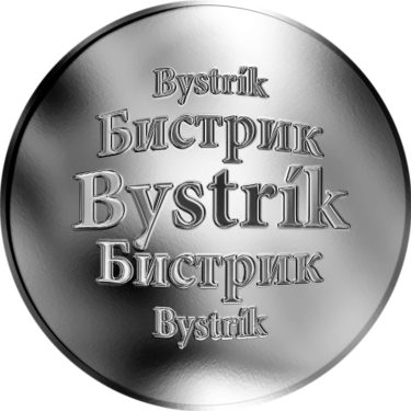 Náhled Averzní strany - Slovenská jména - Bystrík - stříbrná medaile