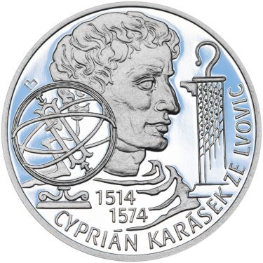 Náhled Averzní strany - Cyprián Karásek ze Lvovic - 500. výročí narození stříbro proof