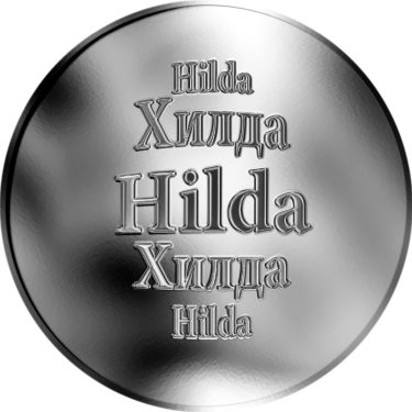 Náhled Averzní strany - Slovenská jména - Hilda - stříbrná medaile