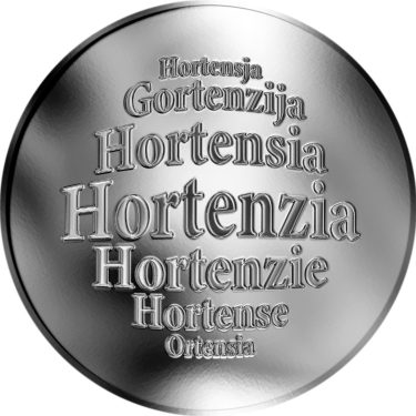 Náhled Averzní strany - Slovenská jména - Hortenzia - stříbrná medaile