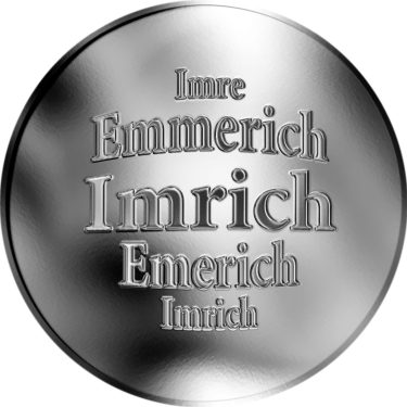 Náhled Averzní strany - Slovenská jména - Imrich - stříbrná medaile