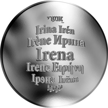 Náhled Averzní strany - Česká jména - Irena - stříbrná medaile