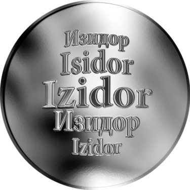 Náhled Averzní strany - Slovenská jména - Izidor - stříbrná medaile