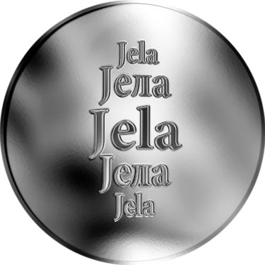 Náhled Averzní strany - Slovenská jména - Jela - stříbrná medaile