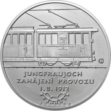 Náhled Averzní strany - Jungfraujoch - 100. výročí zahájení provozu Ag b.k.