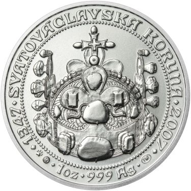 Náhled Reverzní strany - 660 let od Korunovace Karla IV. českým králem - Ag b.k.