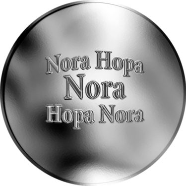 Náhled Averzní strany - Česká jména - Nora - stříbrná medaile