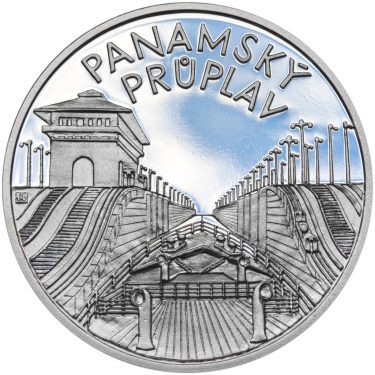 Náhled Averzní strany - Panamský průplav - 100. výročí otevření stříbro proof