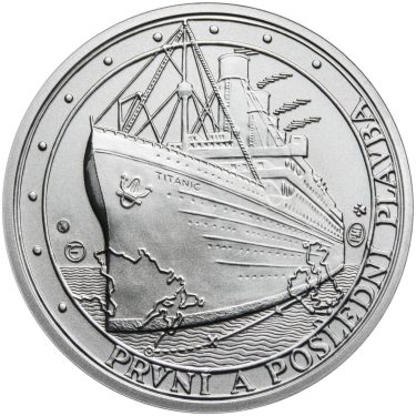 Náhled Reverzní strany - Titanik - 100. výročí potopení Ag b.k.