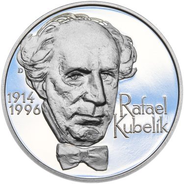 Náhled Averzní strany - Rafael Kubelík - 100. výročí narození stříbro proof