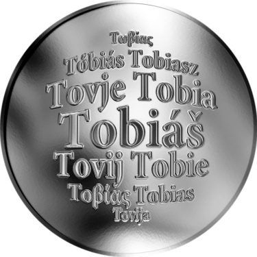 Náhled Averzní strany - Slovenská jména - Tobiáš - stříbrná medaile