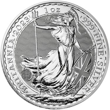 Náhled Averzní strany - Britannia 1 Oz Stříbrná investiční mince