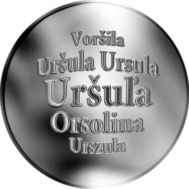 Náhled Averzní strany - Slovenská jména - Uršuľa - stříbrná medaile