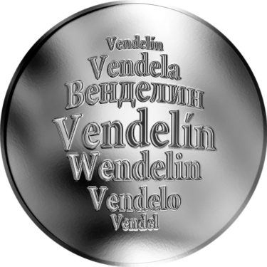 Náhled Averzní strany - Česká jména - Vendelín - stříbrná medaile