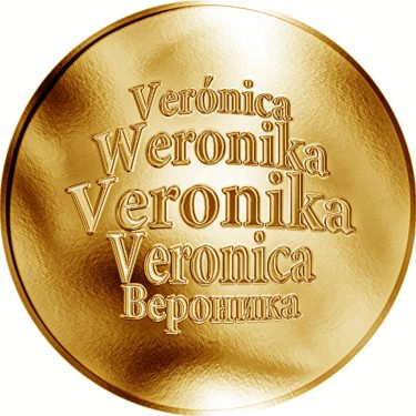 Náhled Averzní strany - Česká jména - Veronika - zlatá medaile