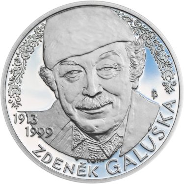 Náhled Averzní strany - Zdeněk Galuška - 100. výročí narození Ag proof